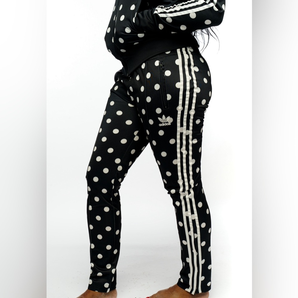 Polka dot adidas sweatsuit Pants only size medium Medium